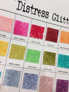 distress glitter