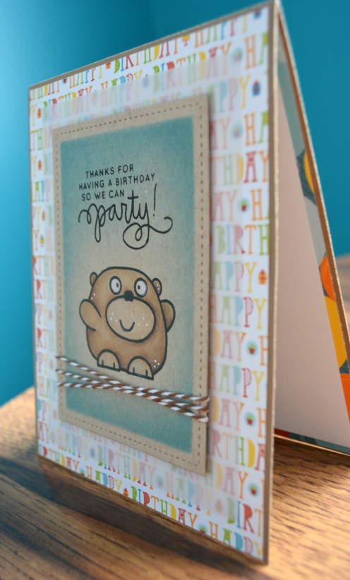 Paper Smooches bear 2