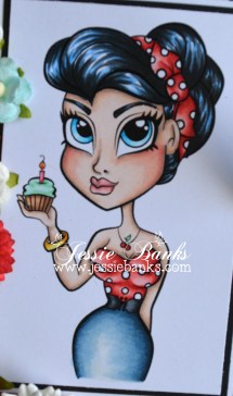 Rocking Bday cutie close up