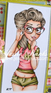 Slinky tart card cllose up