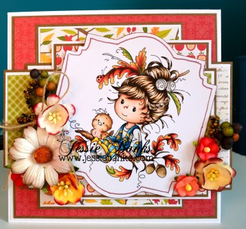 Wee Stamps Oak Tree Girl 1