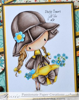 ADU Little flower girl close up