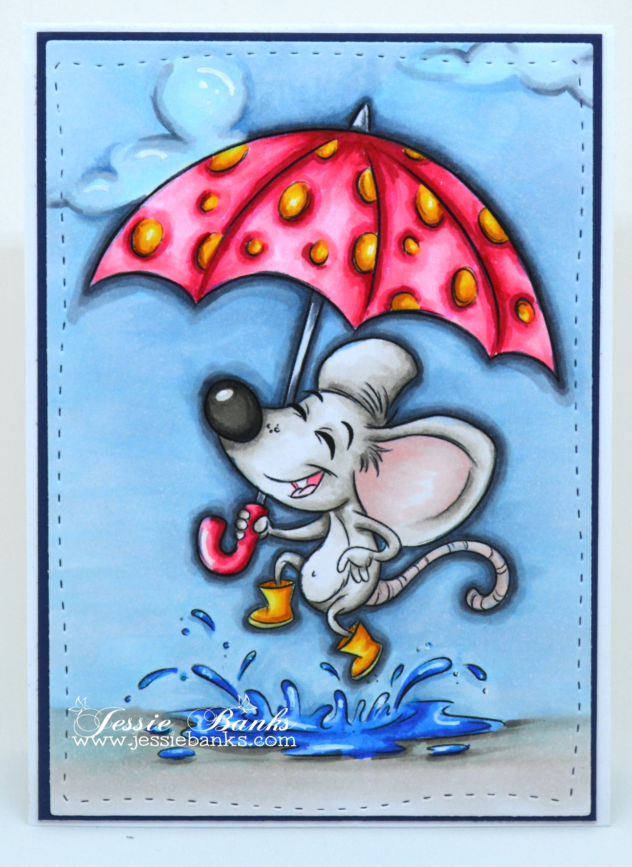 Puddle Jumping Mouse | Jessie Banks