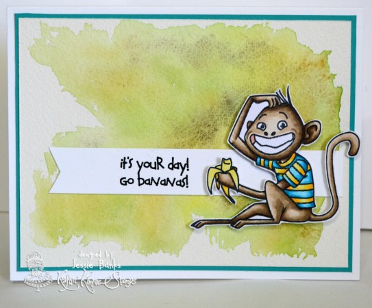 Kraftin Kimmie stamps - Monkey Buisness