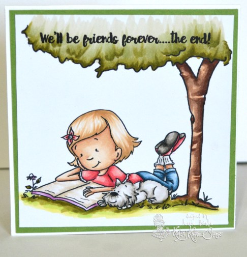 Kraftin Kimmie Stamps - Reading Lexi - Jessie Banks