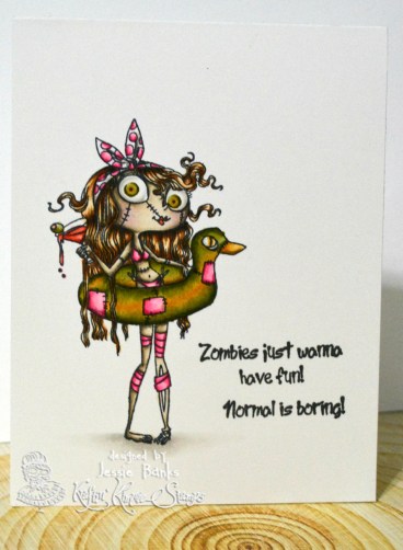 Kraftin Kimmie Stamps - Trick or Eat - Jessie Banks