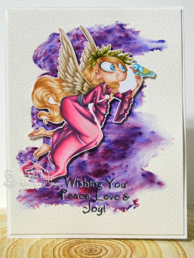 Kraftin Kimmie Stamps - agelica angel - Jessie Banks