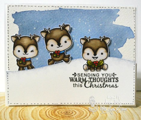 Kraftin Kimmie Stamps - Reindeer Games - Jessie Banks