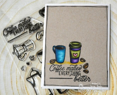 Kraftin Kimmie Stamps - A Brew-tiful day - Jessie Banks