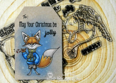 Kraftin kimmie stamps - Furry Holiday Wishes 1 - Jessie Banks