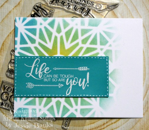 Kraftin Kimmie Stamps - Happy Thoughts - Jessie Banks