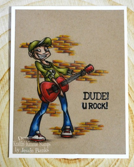 Kraftin Kimmie Stamps - Smells Like Teen Spirit - Jessie Banks