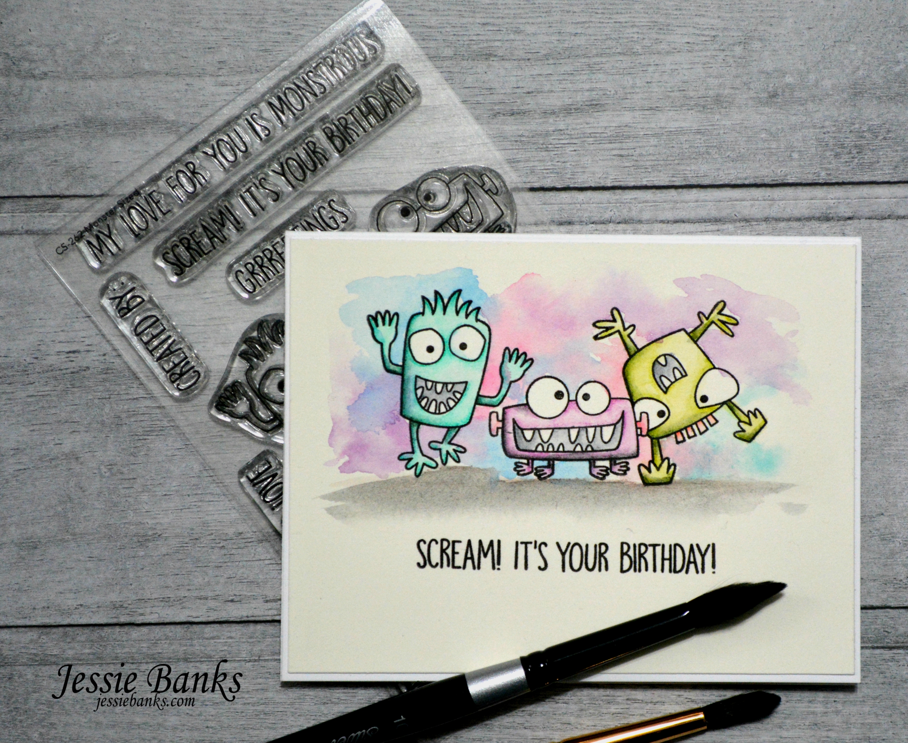 MFT Stamps - Monster Sized - Jessie Banks