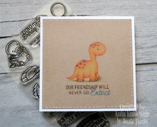 Kraftin Kimmie Stamps - Dino-mite Pals - Jessie Banks 2