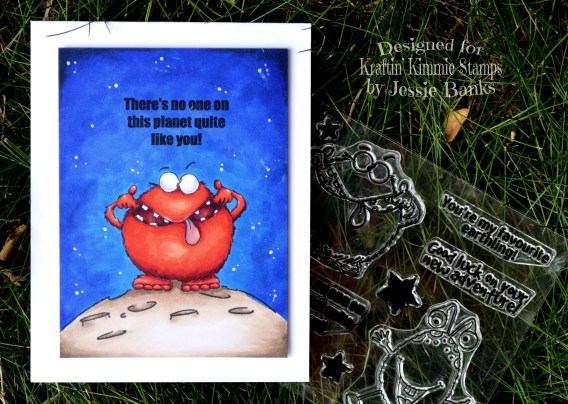 Kraftin Kimmie Stamps - OUt of this World - Jessie banks