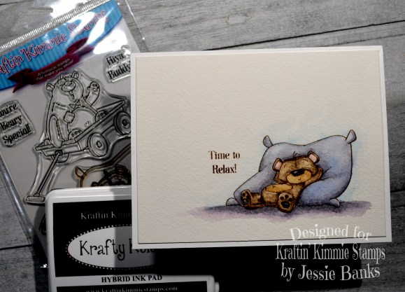 Kraftin Kimmie Stamps - Buddy Bears 1 - Jessie Banks