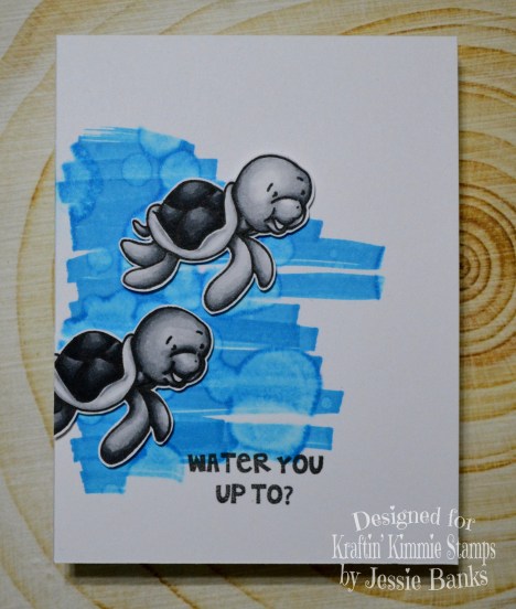 Kraftin Kimmie Stamps - Keep Swimming - Jessie Banks