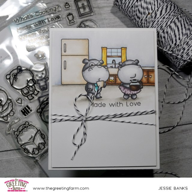 The Greeting Farm - Hi Hippo In the kitchen 1 - Jessie Banks