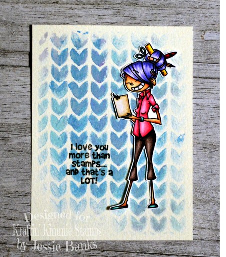 Kraftin Kimmie Stamps - Krafty Love 2 - Jessie Banks