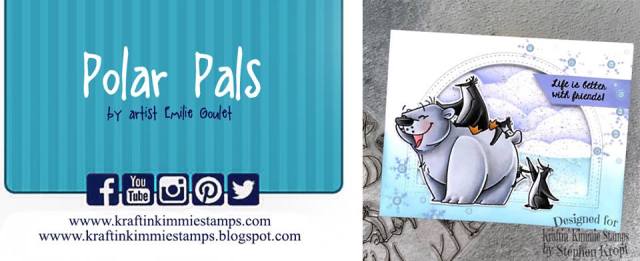 Kraftin Kimmie stamps - Polar Pals - Jessie Banks