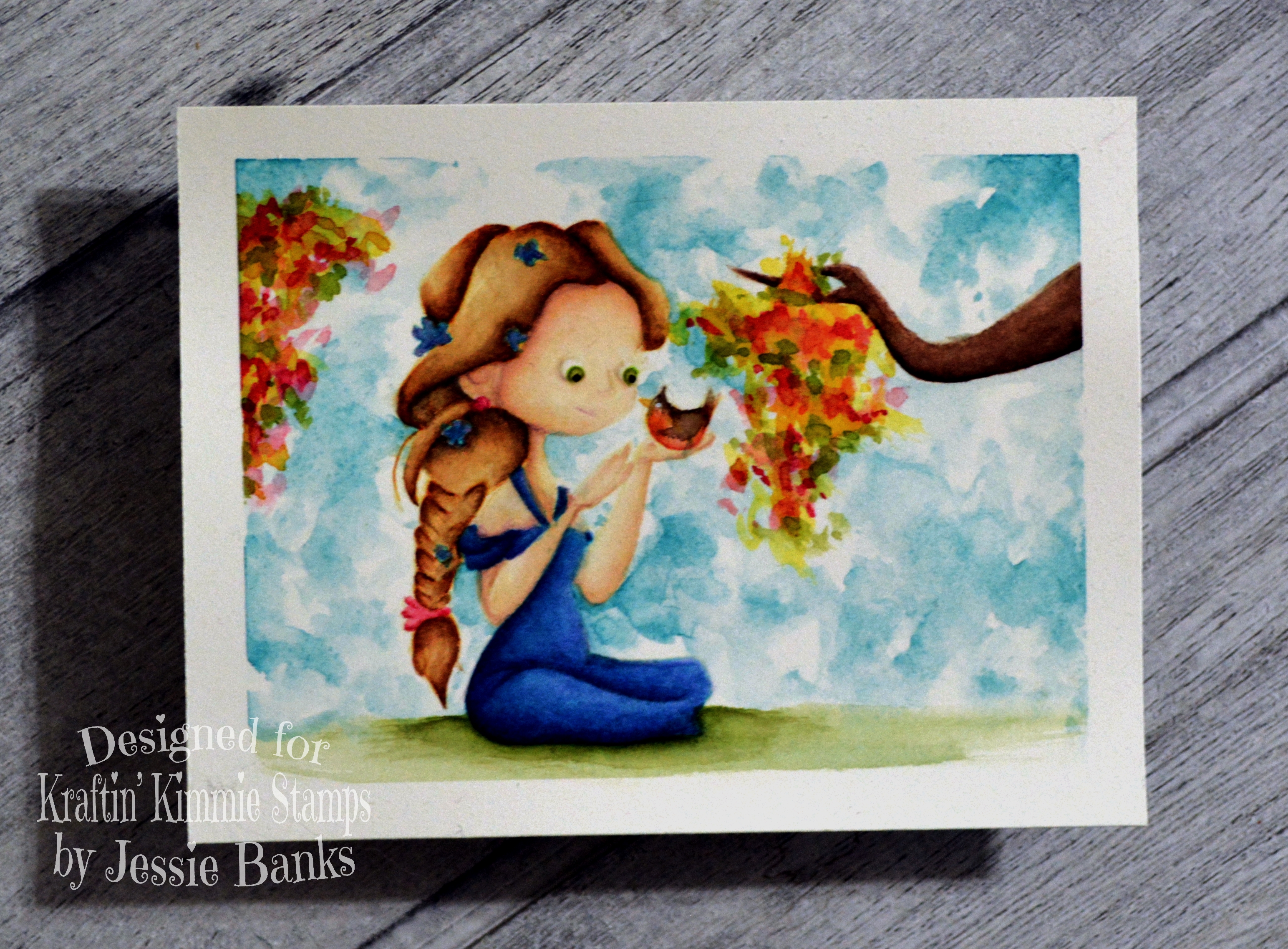kraftin kimmie stamps - tweedie pies - jessie banks