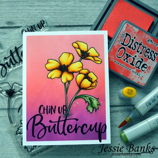 Honey Bee Stamps - Chin Up Buttercup - Jessie Banks