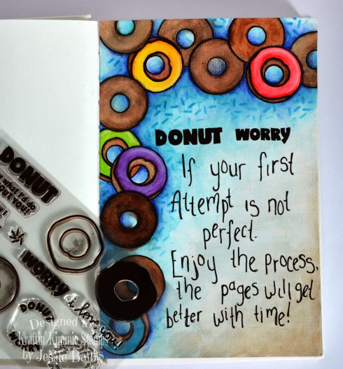 Kraftin Kimmie Stamps - Donut Worry - Jessie Banks