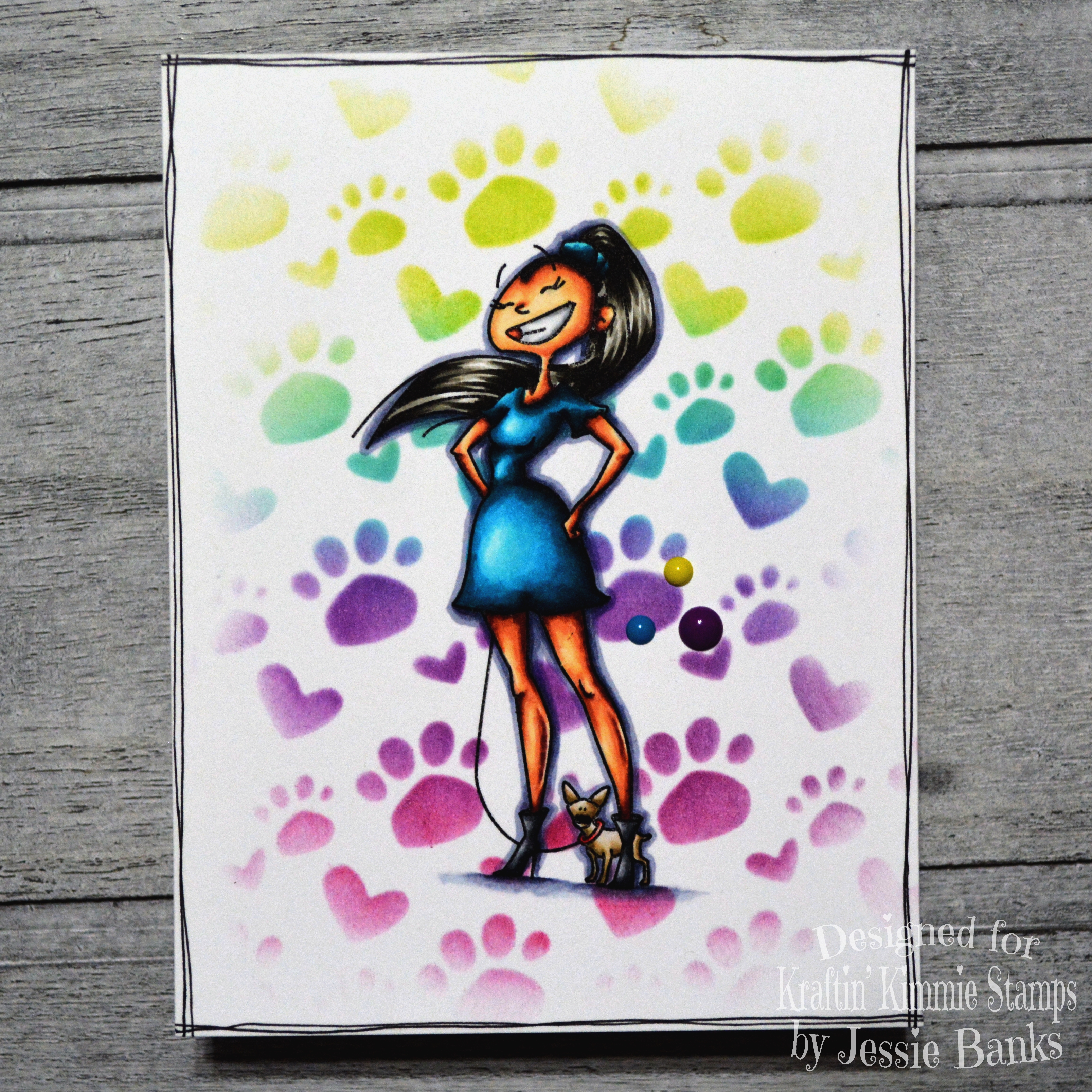 Kraftin Kimmie Stamps - It's a dogs life - Jessie Banks.jpg