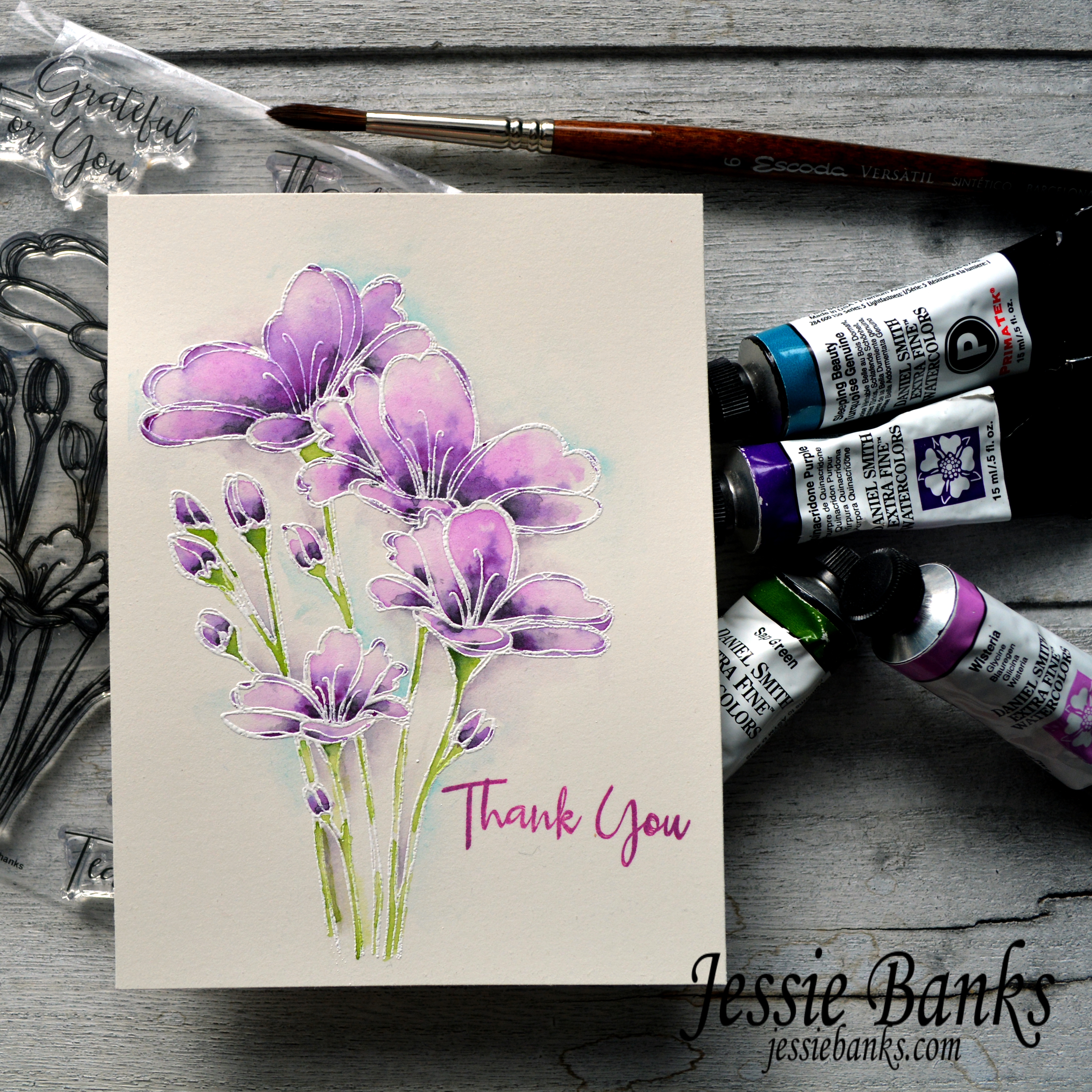 Simon Says Stamp - bouquet of thanks - jessie banks 2